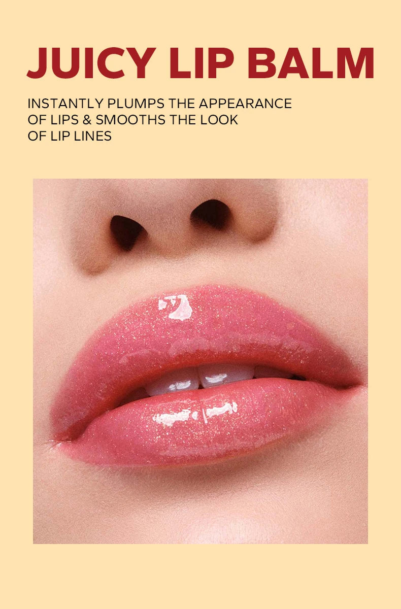 Beauty Glazed 12 Color Shimmering Juicy Lipstick,Shining Lip Plump,Moisturizing Nourishing Women Lip Makeup.Girl's Gift