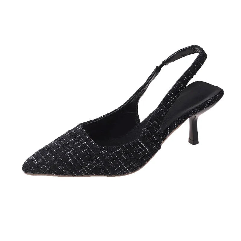 Sea Salt Pointed High Heel Sandals