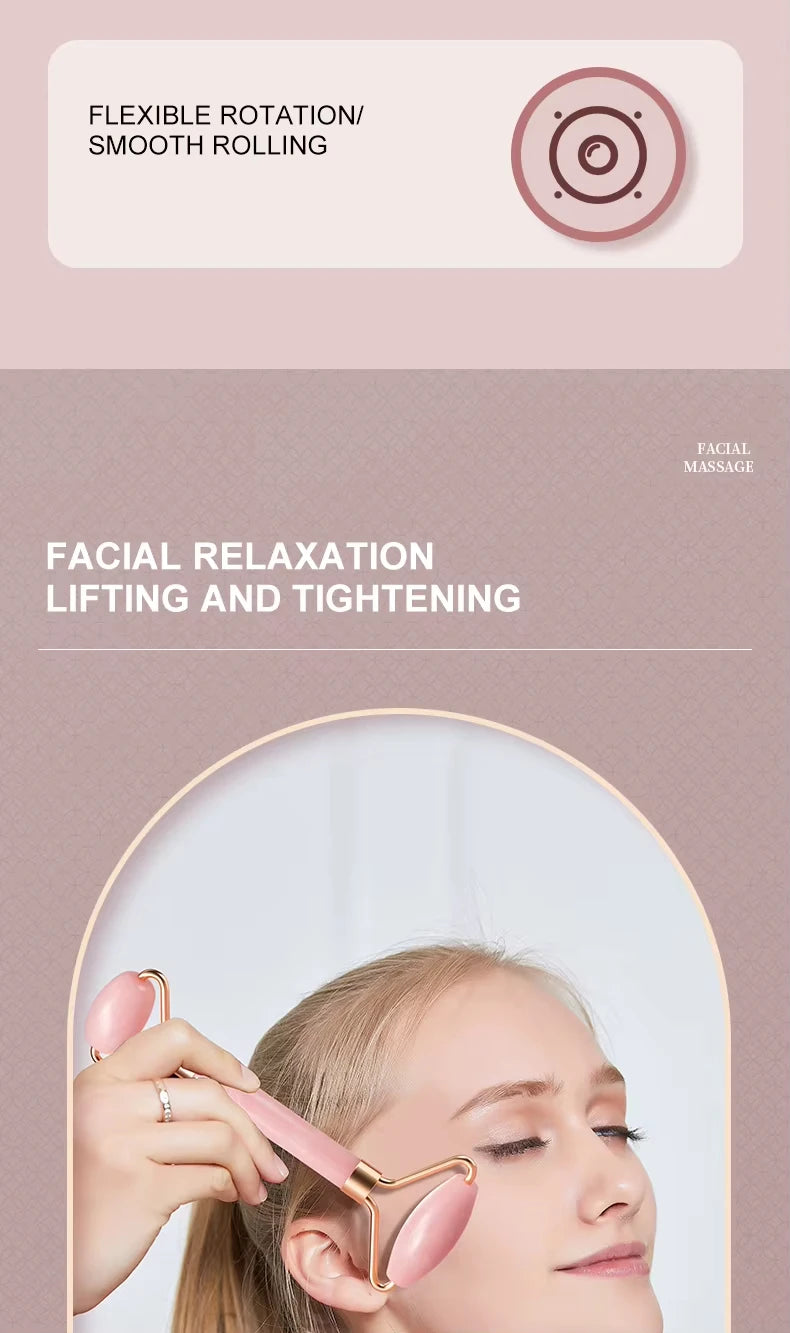 Resin Facial Roller for Face, Neck & Eyes – Sculpt, Soothe, Refresh