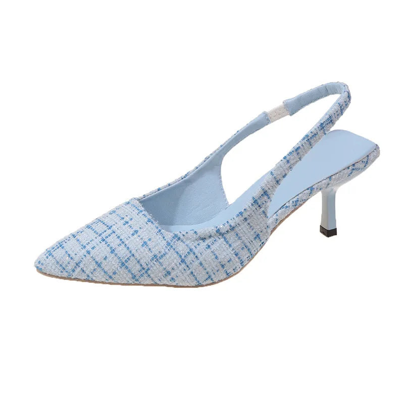 Sea Salt Pointed High Heel Sandals