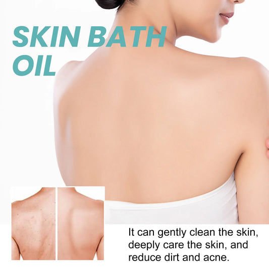 Skin Bath Oil Deep Nourishing Body Cleansing Oil – Exfoliates, Brightens & Hydrates