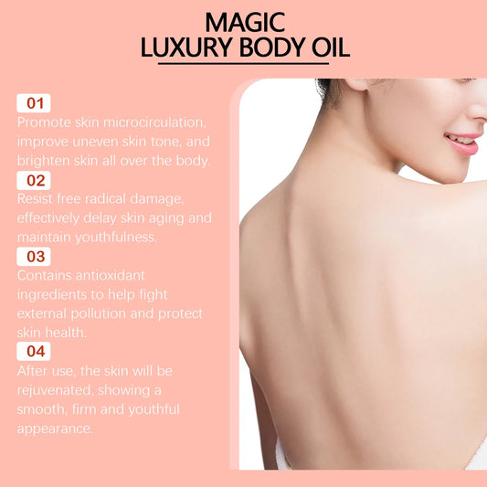 Magic Luxury Body Oil Tightening & Lifting Body Oil – Firming, Brightening & Moisturizing Skin Care Solution