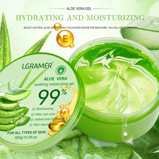 Moisturizing Aloe Vera Gel Refreshing Non Sticky Facial Care Facial Cream Wash Free Deep Nourishing Maintain Skin Aloe Vera Gum